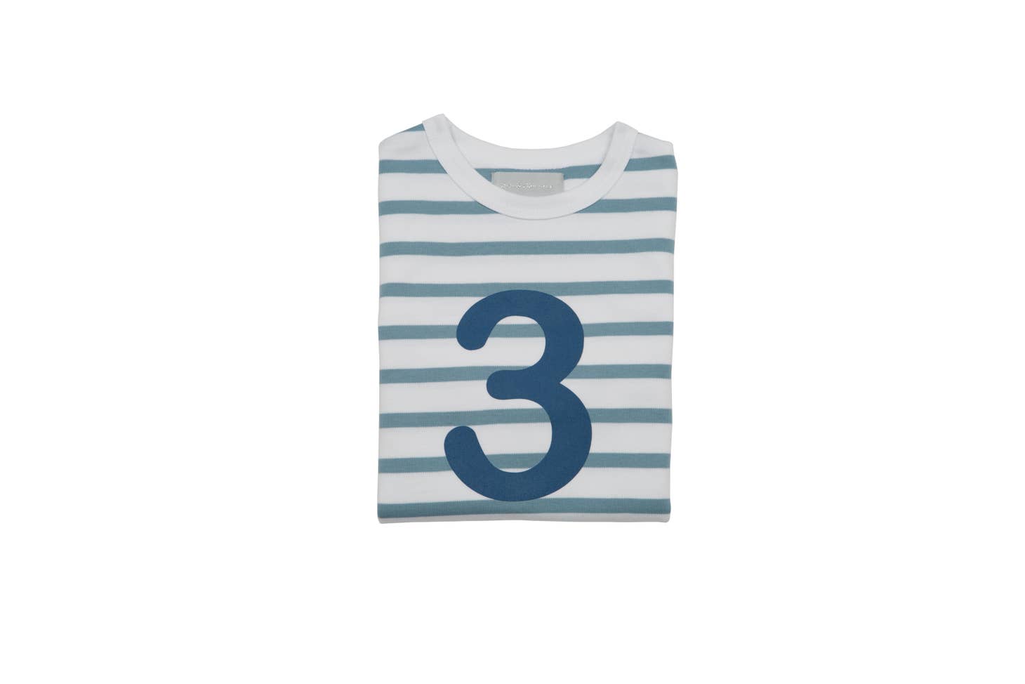 Bob & Blossom kids Breton striped number tee