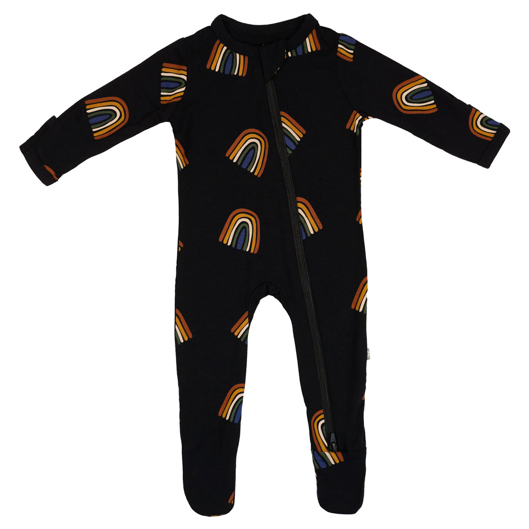 Kyte Baby print zipper footie