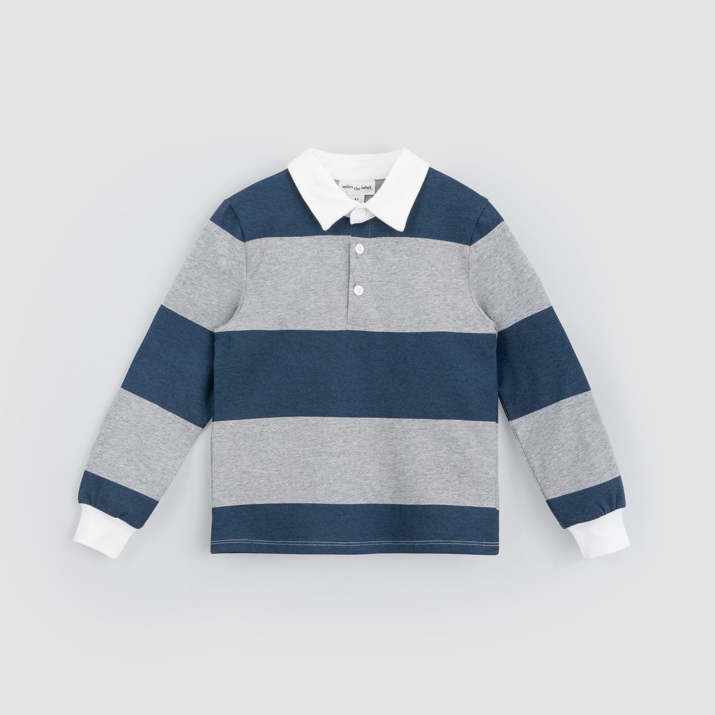 Miles the Label boys long sleeve rugby shirt