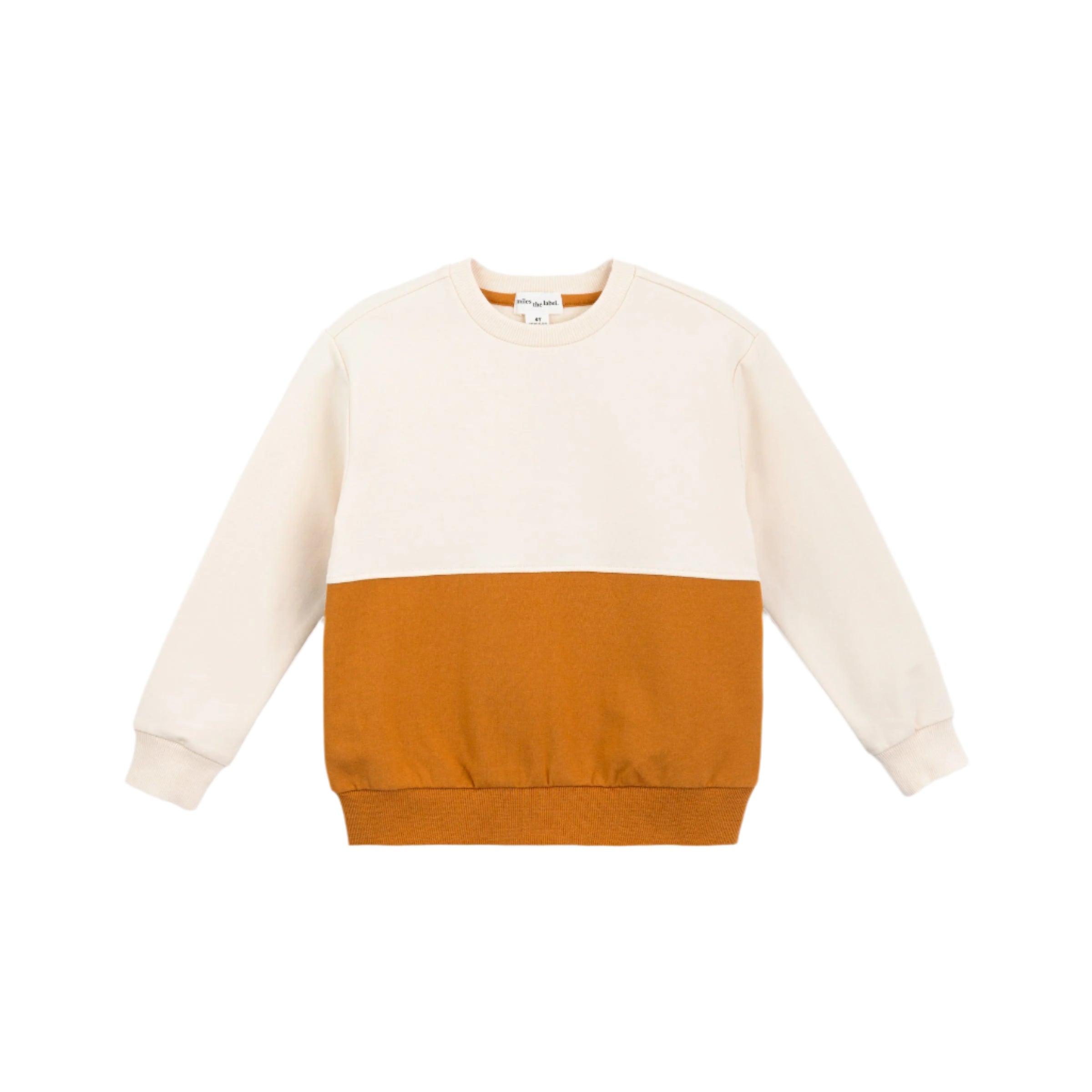 Miles the Label kids colorblock sweatshirt