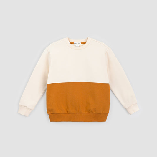 Miles the Label kids colorblock sweatshirt