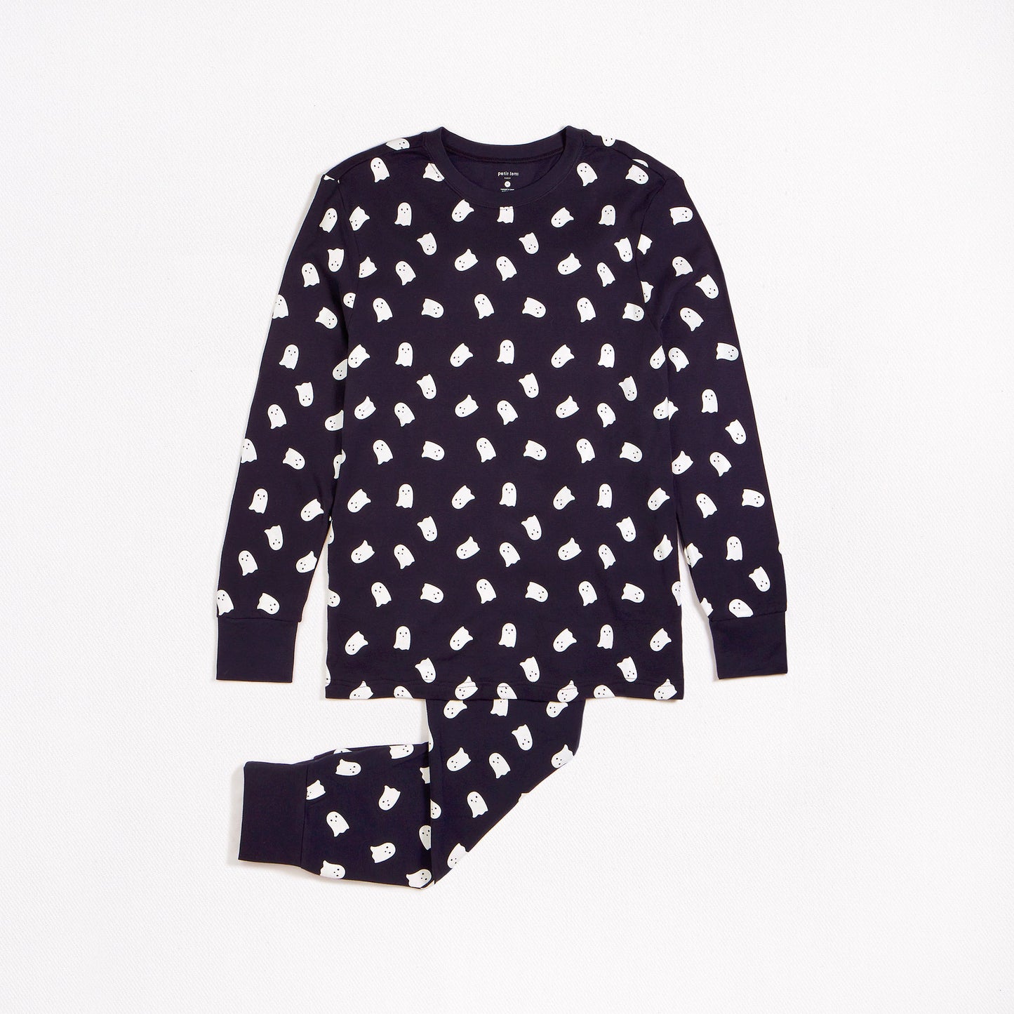 Petit Lem adult glow in the dark ghosts pajamas