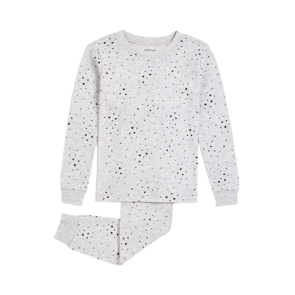 Petit Lem kids heart confetti pajamas