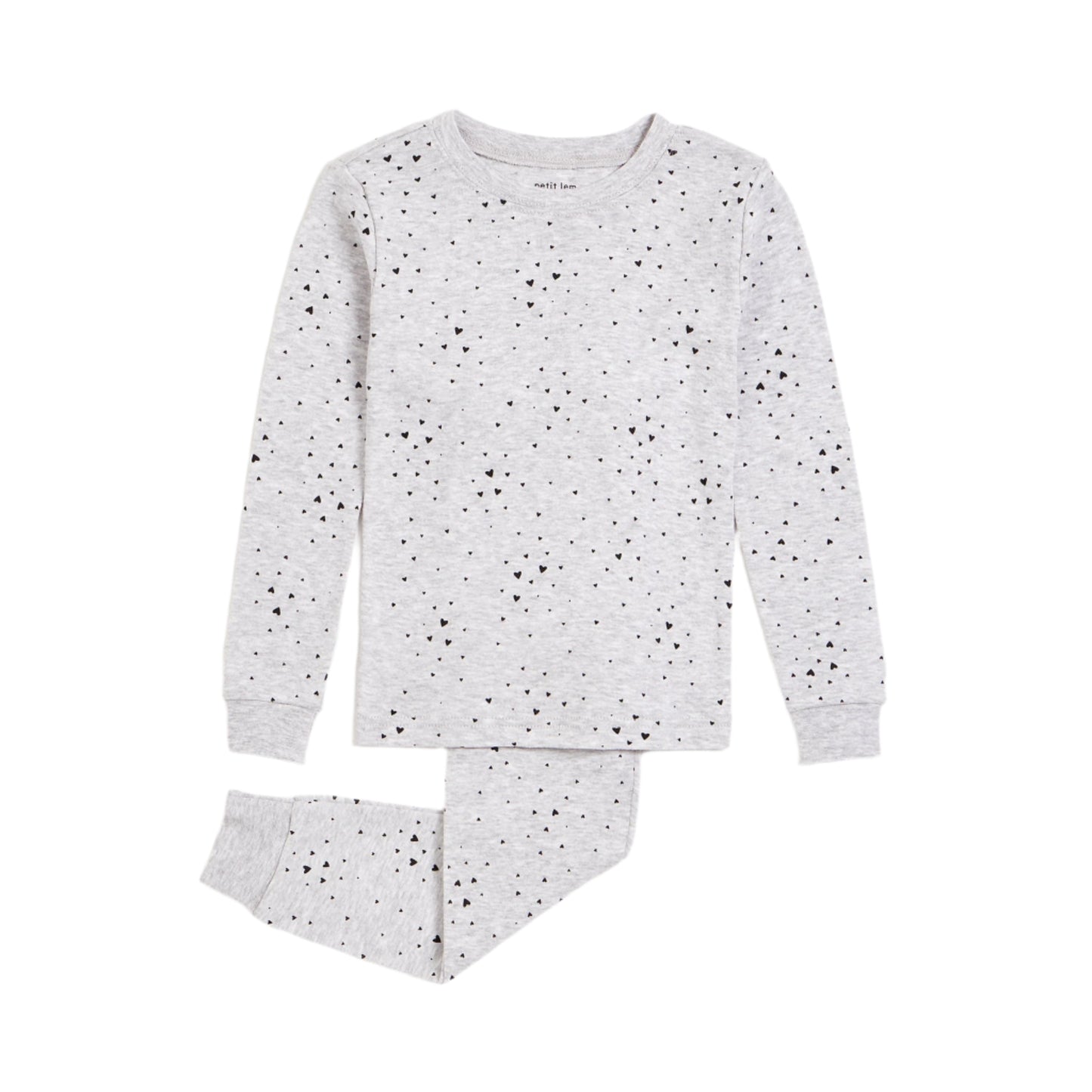 Petit Lem kids heart confetti pajamas