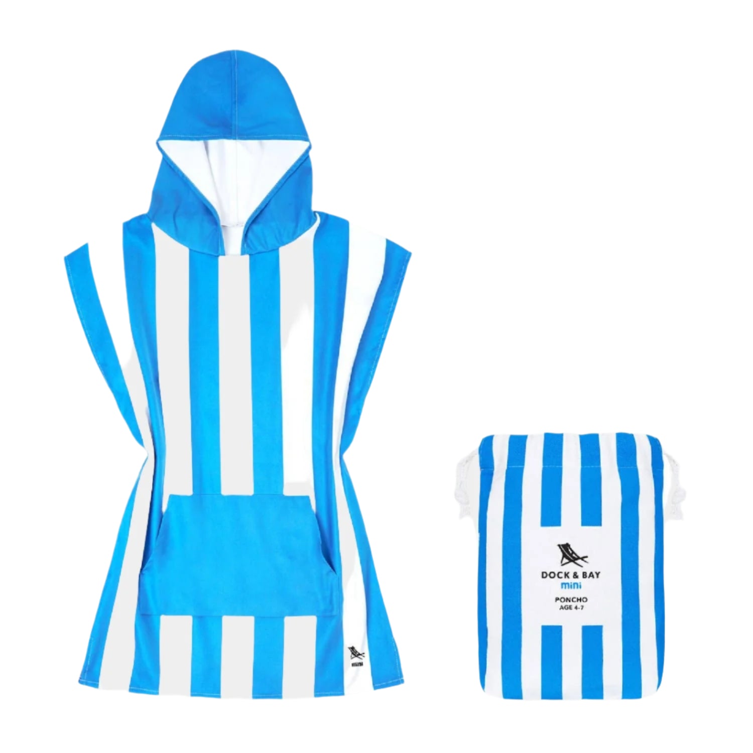 Dock & Bay USA microfiber quick dry poncho