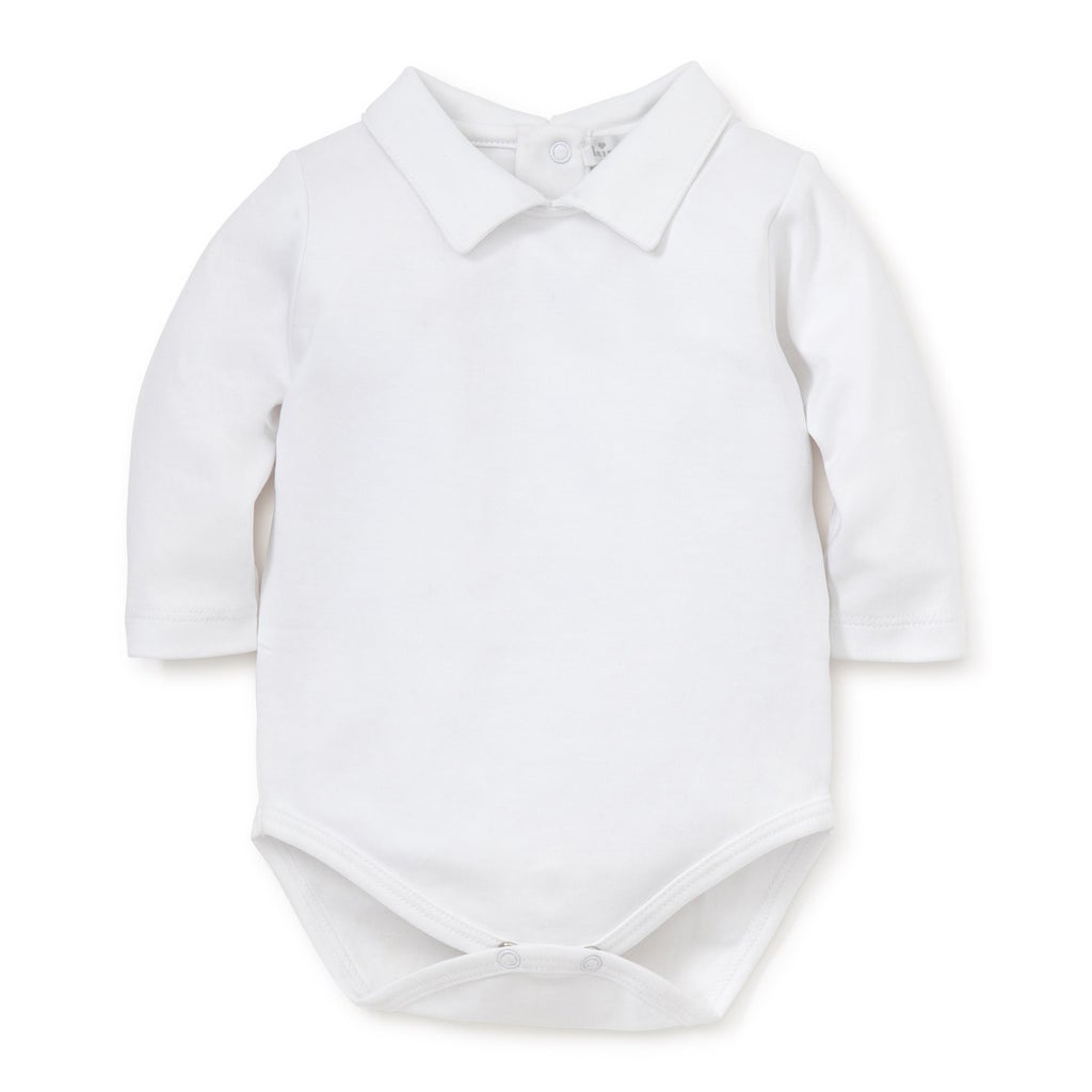 Kissy Kissy infant long sleeve collared onesie