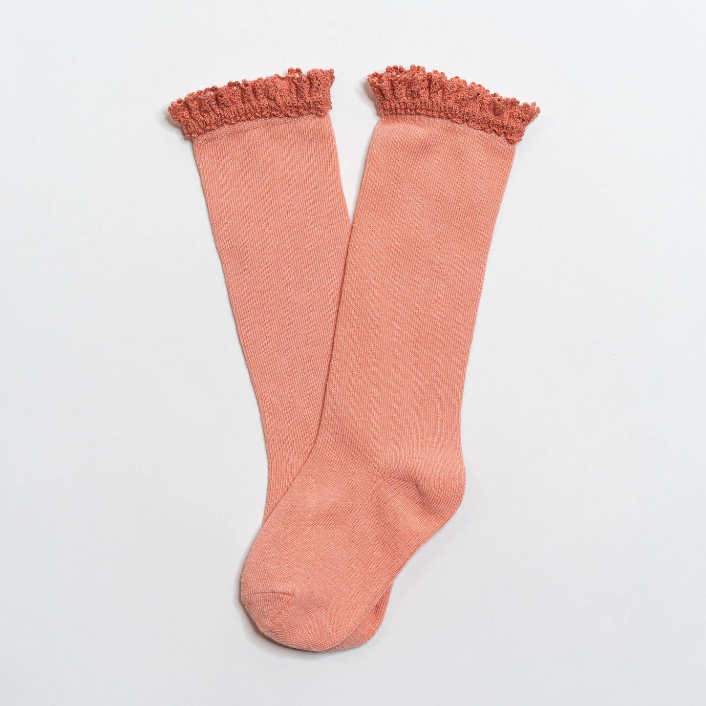 Little Stocking Co. lace top knee high socks