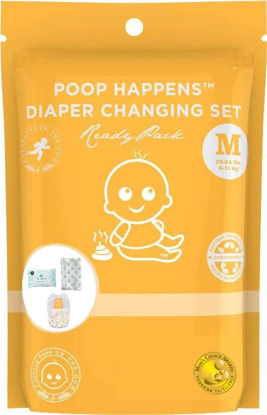 Products on the Go "poop happens" diaper changing set