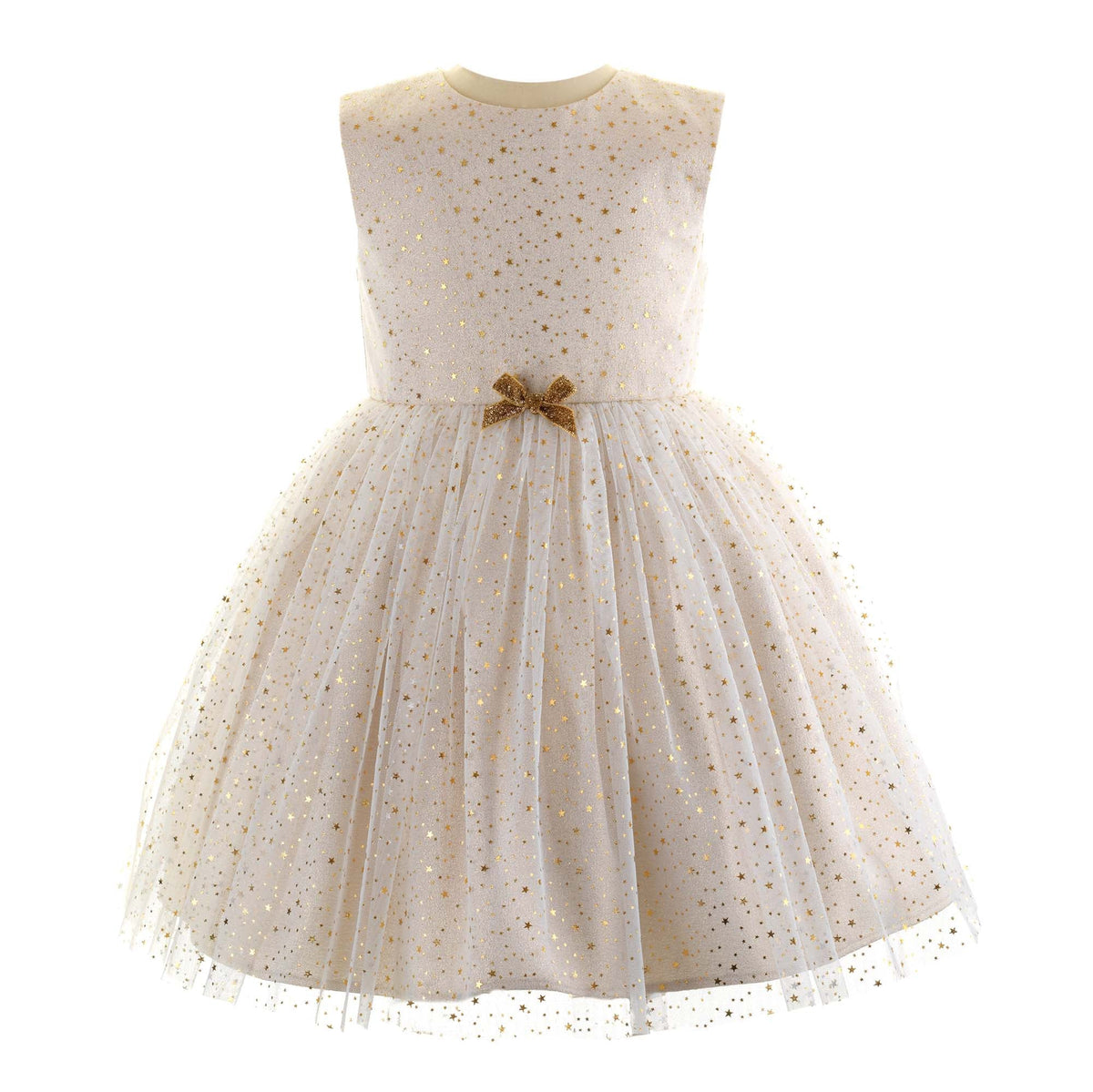 Rachel Riley girls sparkle star tulle dress