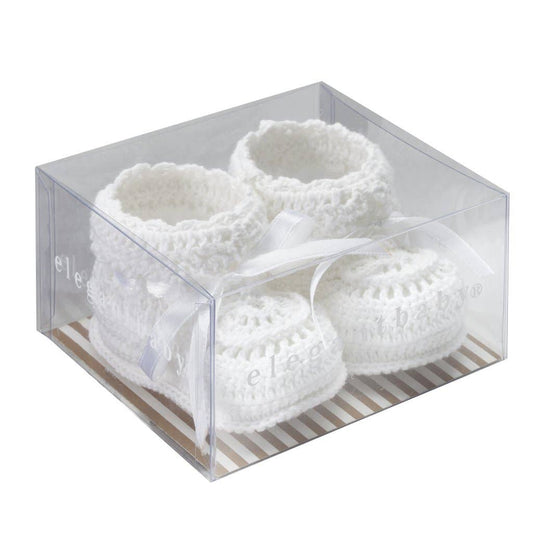 Elegant Baby crochet booties