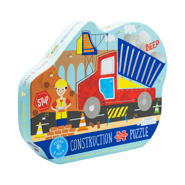 Floss & Rock construction "truck"shaped puzzle