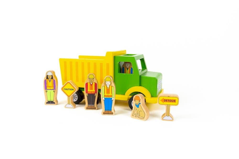 Jack Rabbit Creations construction crew magnetic truck