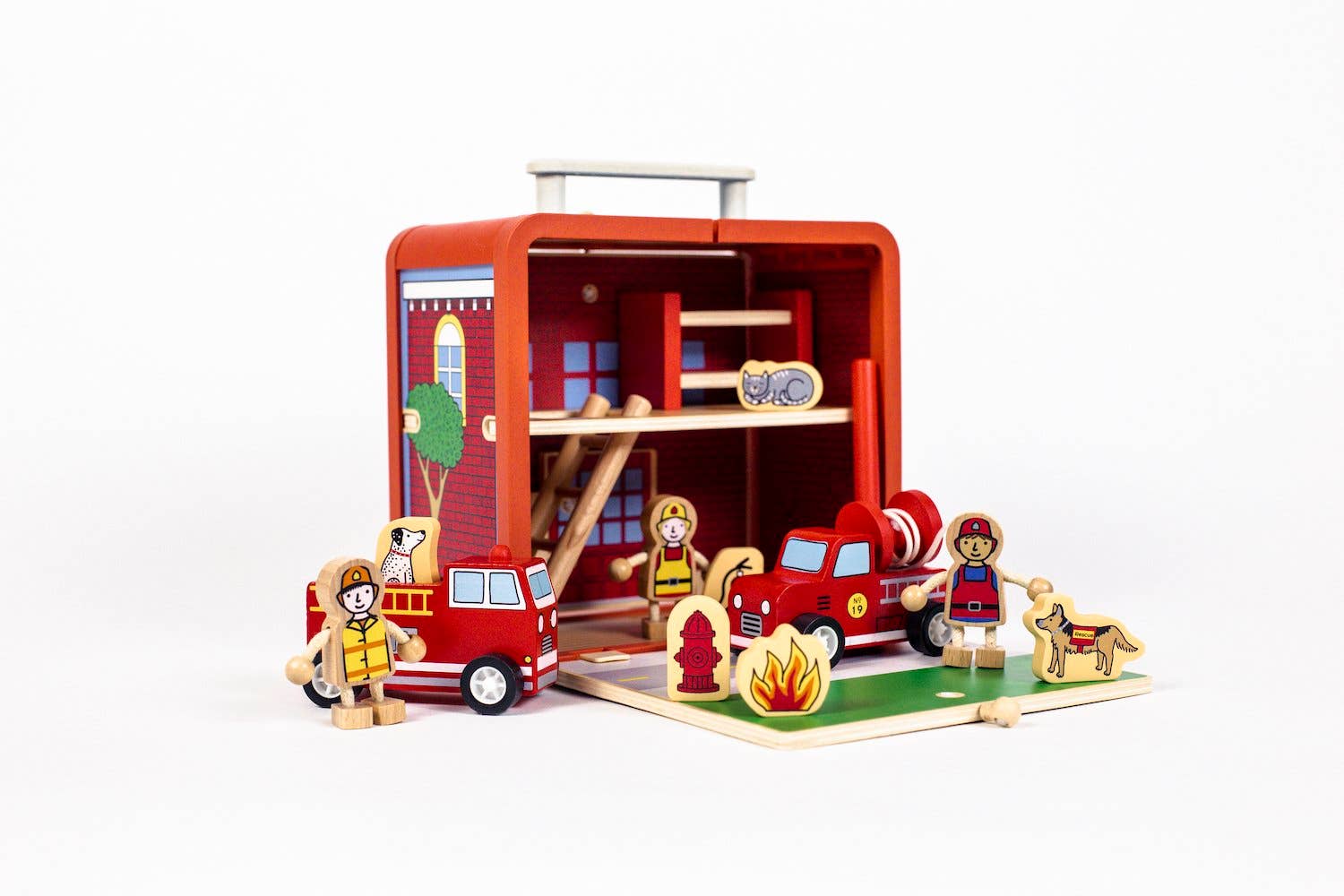 Jack Rabbit Creations firehouse suitcase series