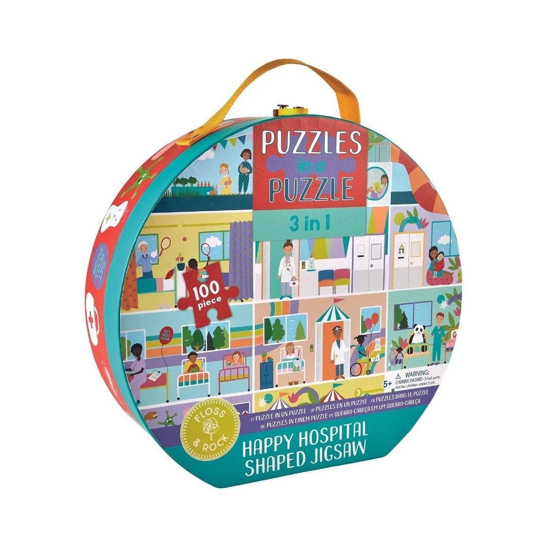 Floss & Rock 100 piece 3-in-1 puzzle