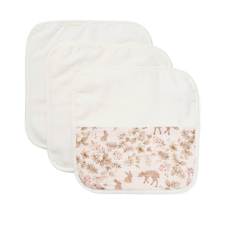 Elegant Baby organic washcloth 3-pack