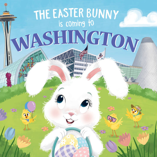 Easter Bunny is coming to Washington hardcover book