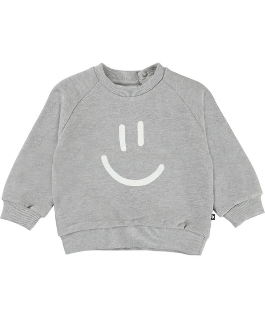 Molo infant & toddler disc smiley sweatshirt
