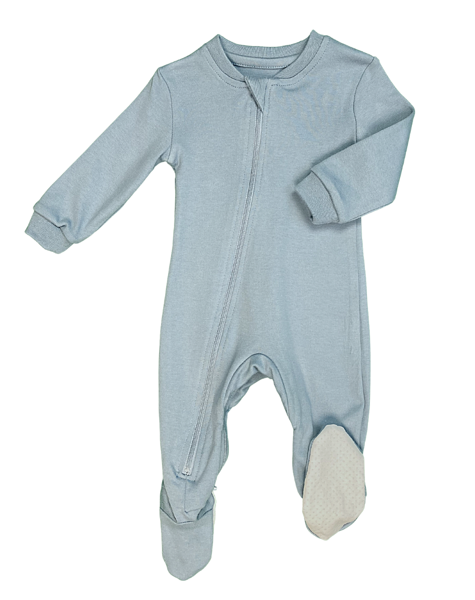 Zippyjamz infant solid footie