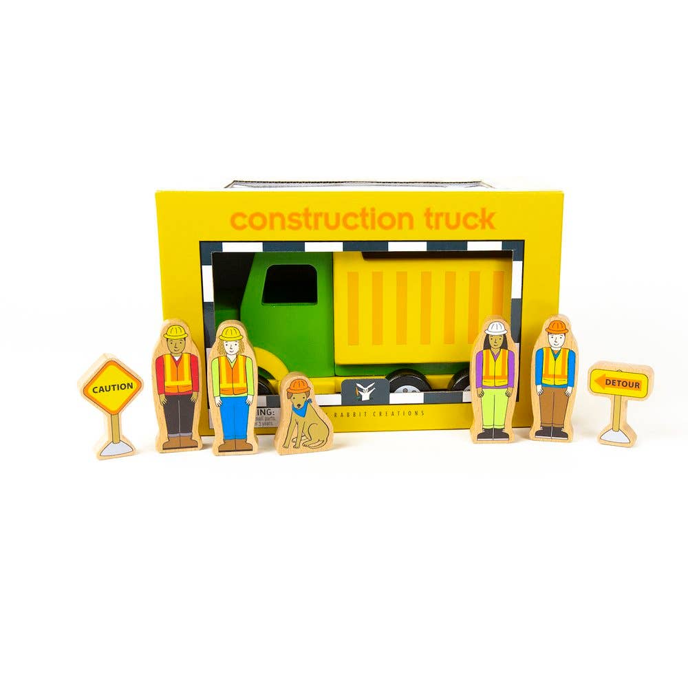 Jack Rabbit Creations construction crew magnetic truck