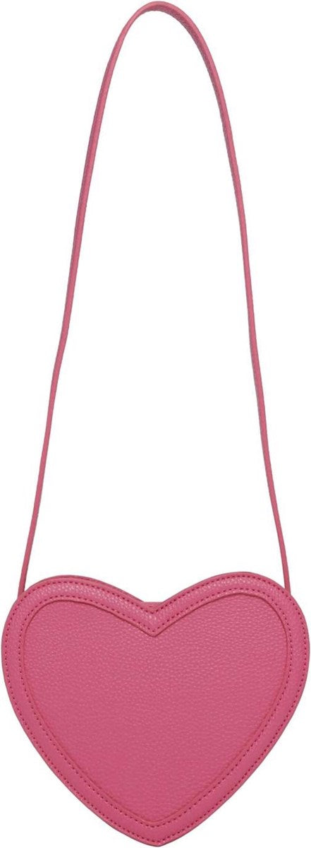 Heart Bag - Velvety - Red heart shaped crossbody bag - Molo