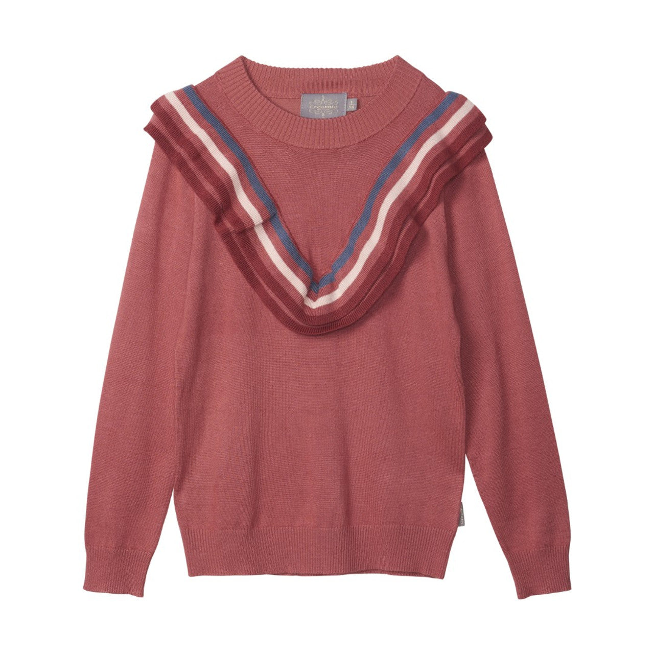 Creamie girls ruffle sweater