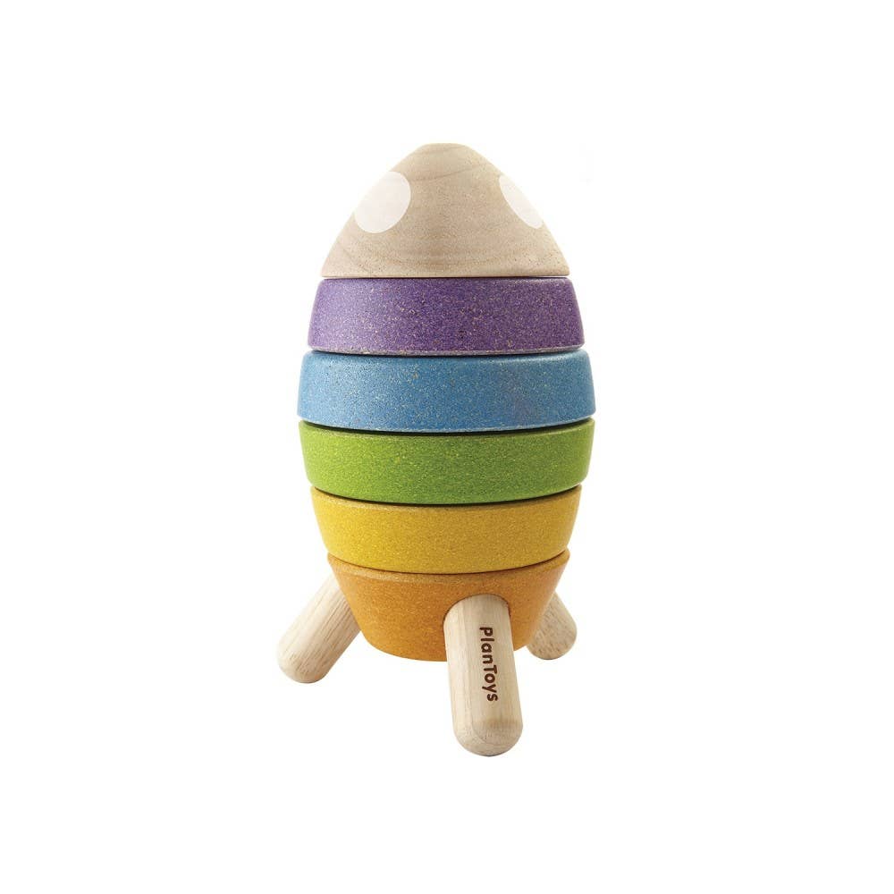Plan Toys stacking rocket