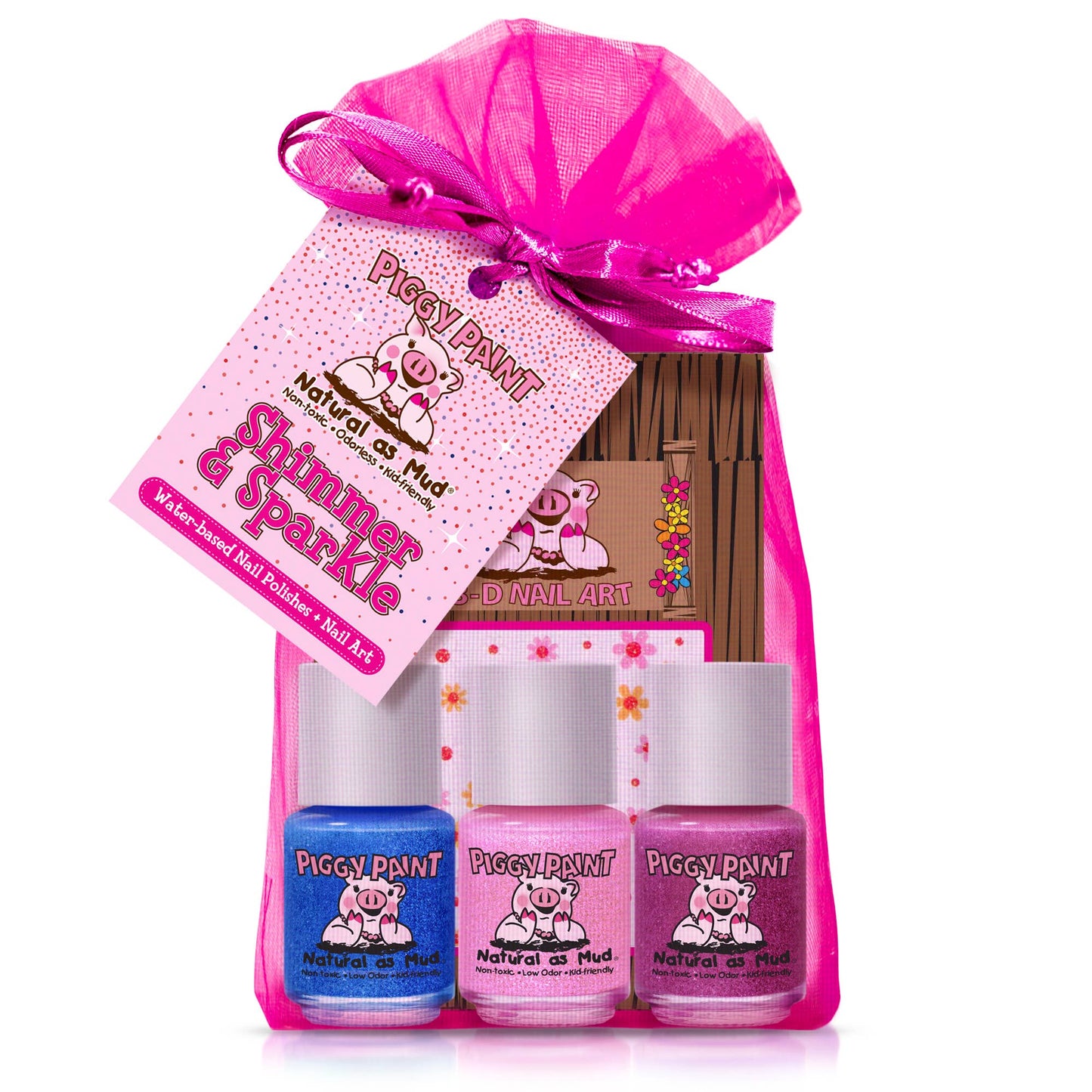 Pig Paint 3-pack polish & nail art