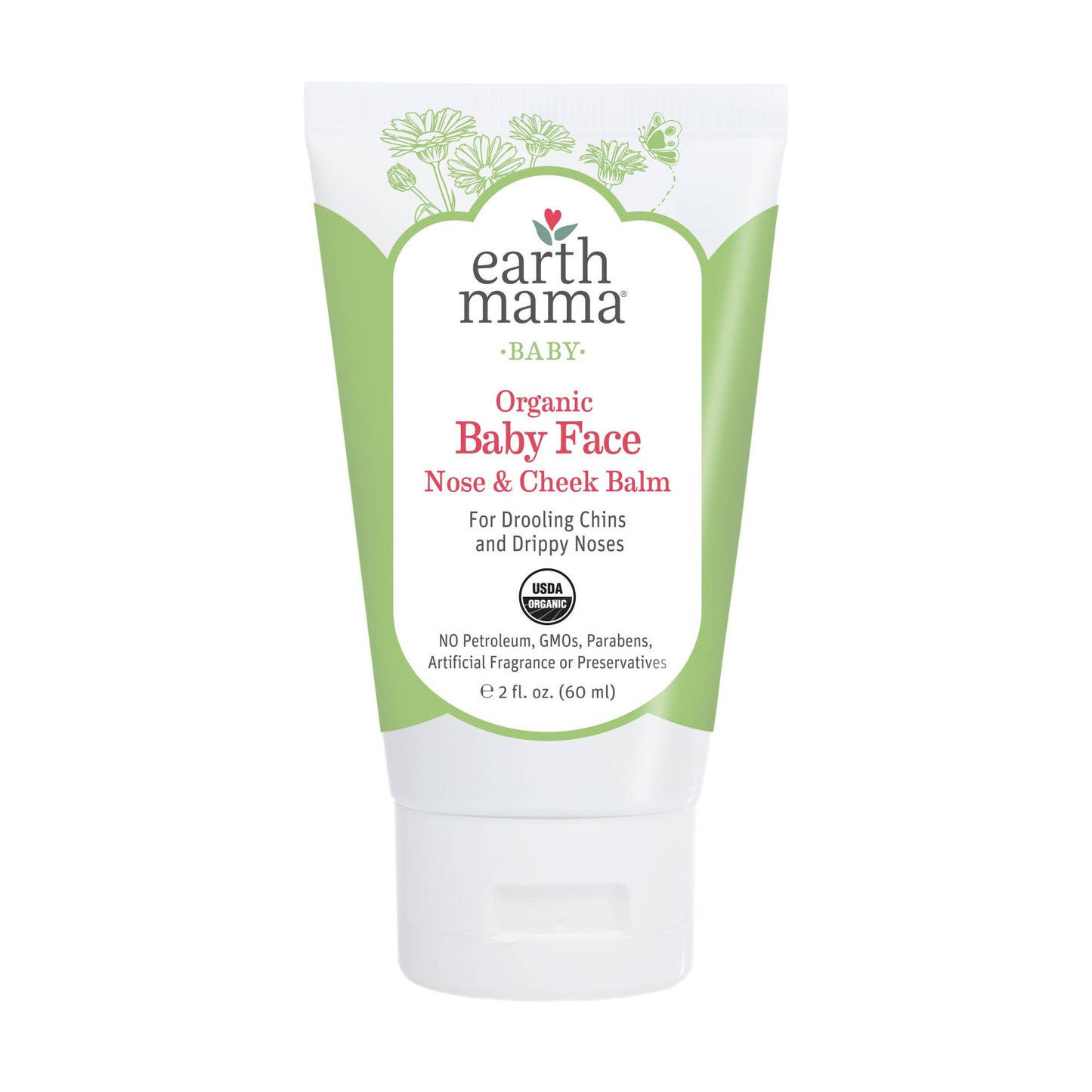 Earth Mama Organics baby face nose and cheek balm