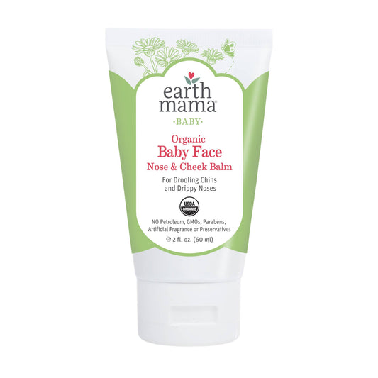 Earth Mama Organics baby face nose and cheek balm