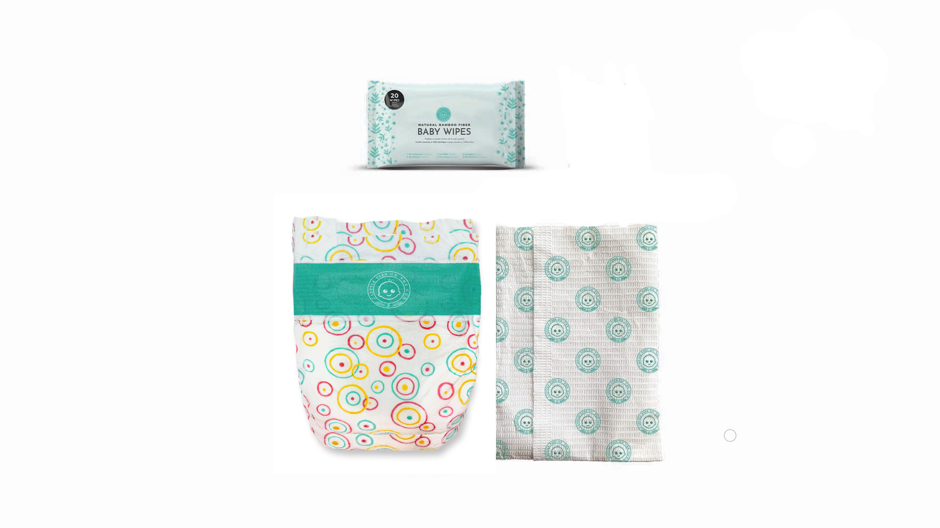 Products on the Go "poop happens" diaper changing set
