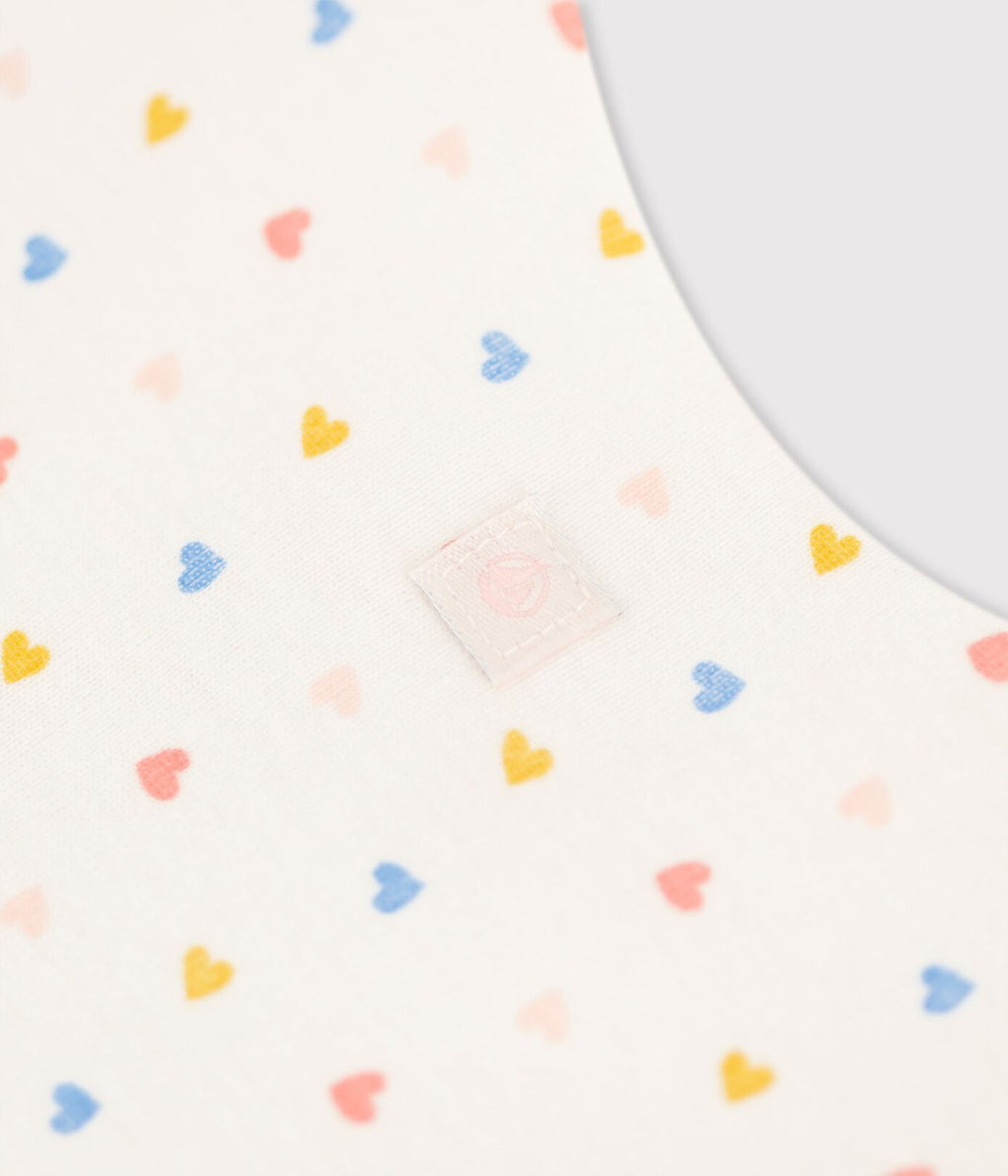 Petit Bateau heart print sleepsack