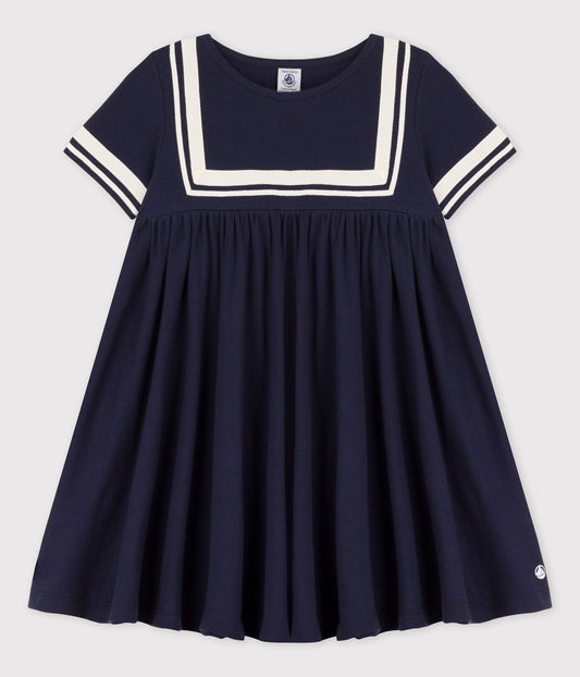 Petit Bateau girls sailor dress