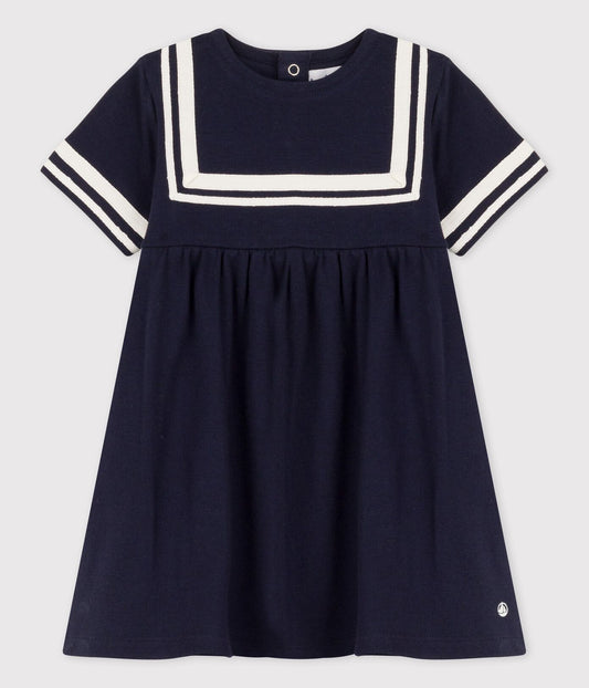 Petit Bateau infant girl sailor dress