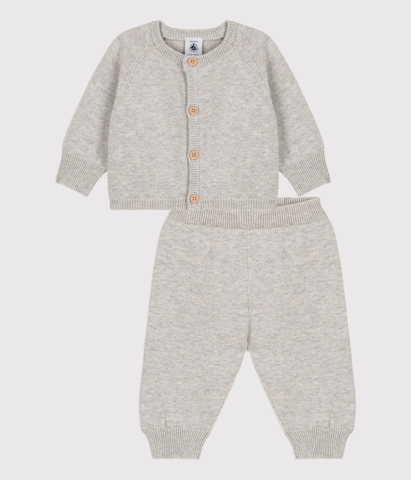 Petit Bateau infant sweater set