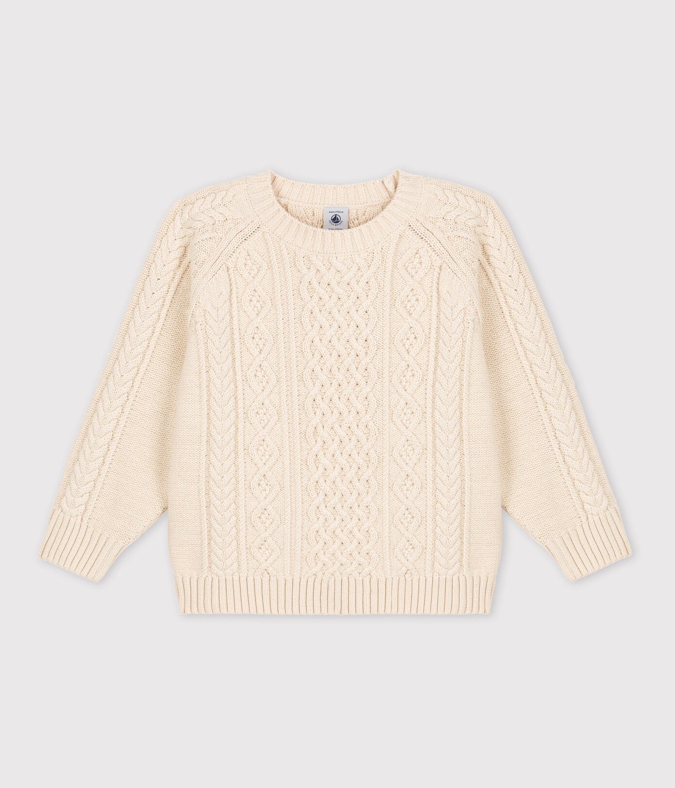 Petit Bateau kids cable knit sweater
