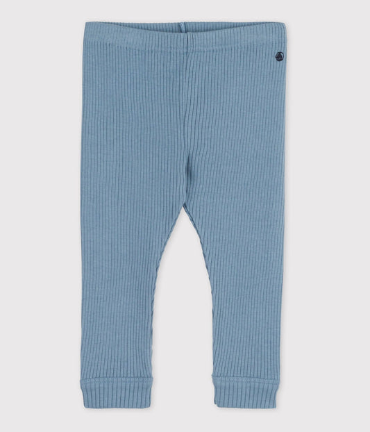 Petit Bateau infant ribbed leggings