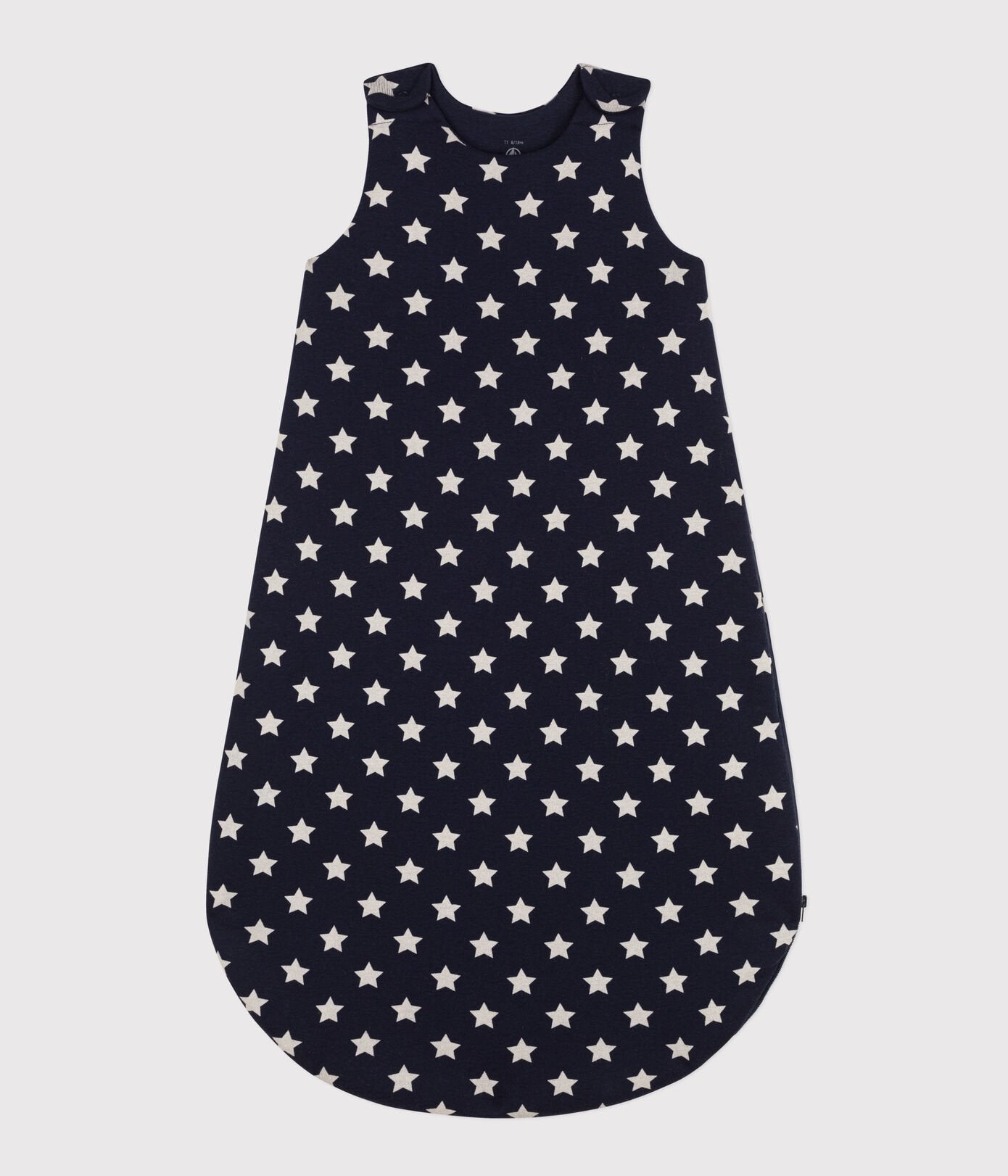 Petit Bateau navy star print sleepsack