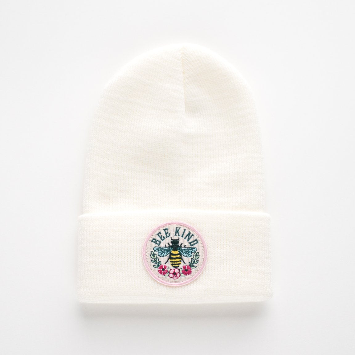 Seaslope embroidered patch beanie