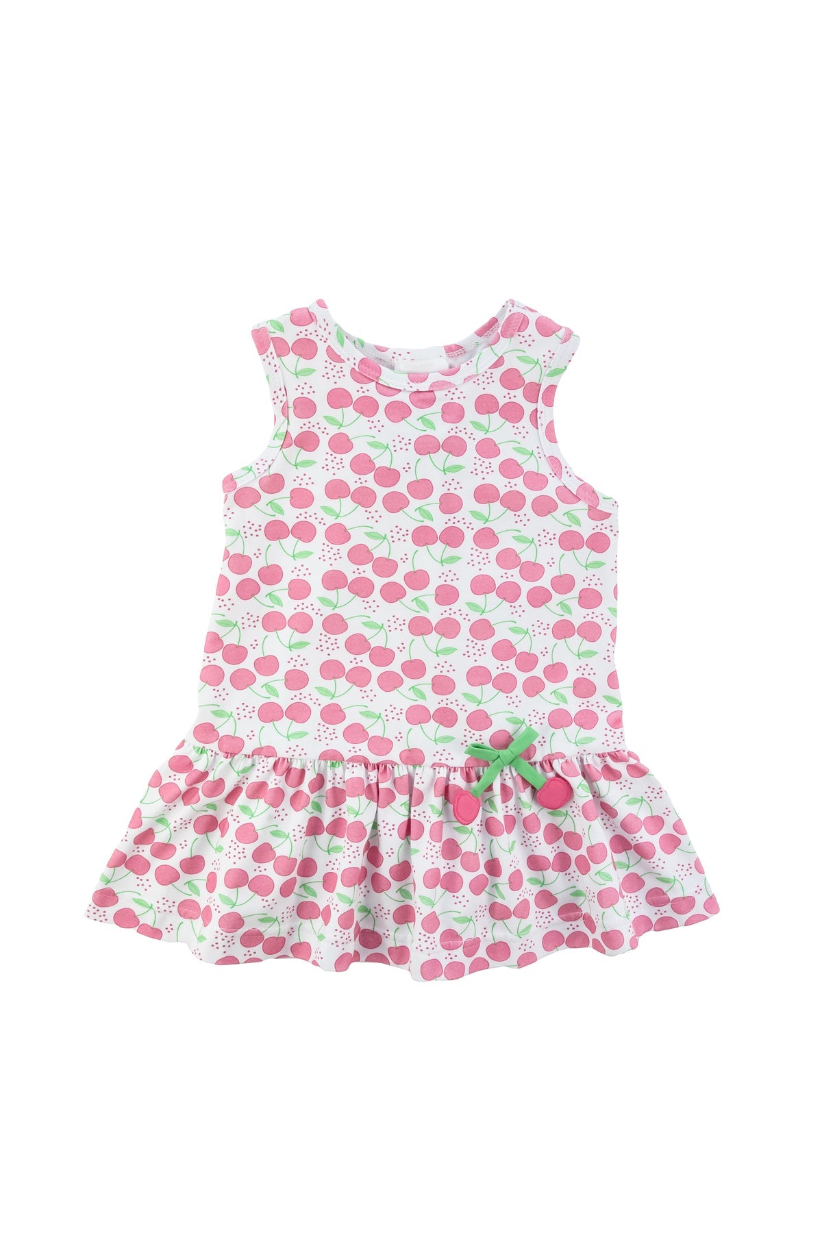 Florence Eiseman girls cherry print knit dress