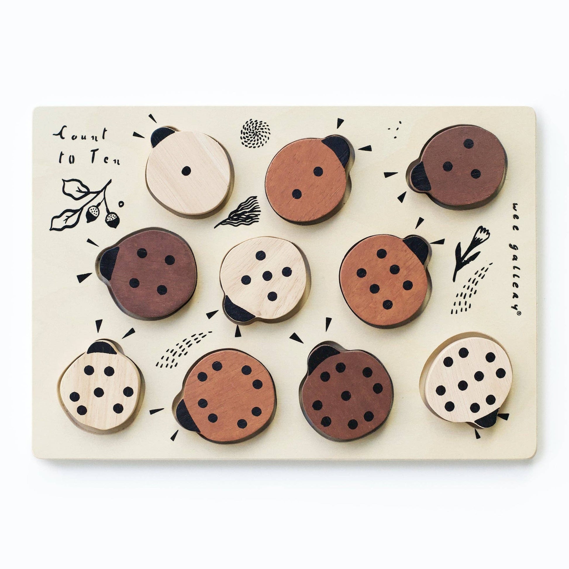 Wee Gallery wooden tray puzzle