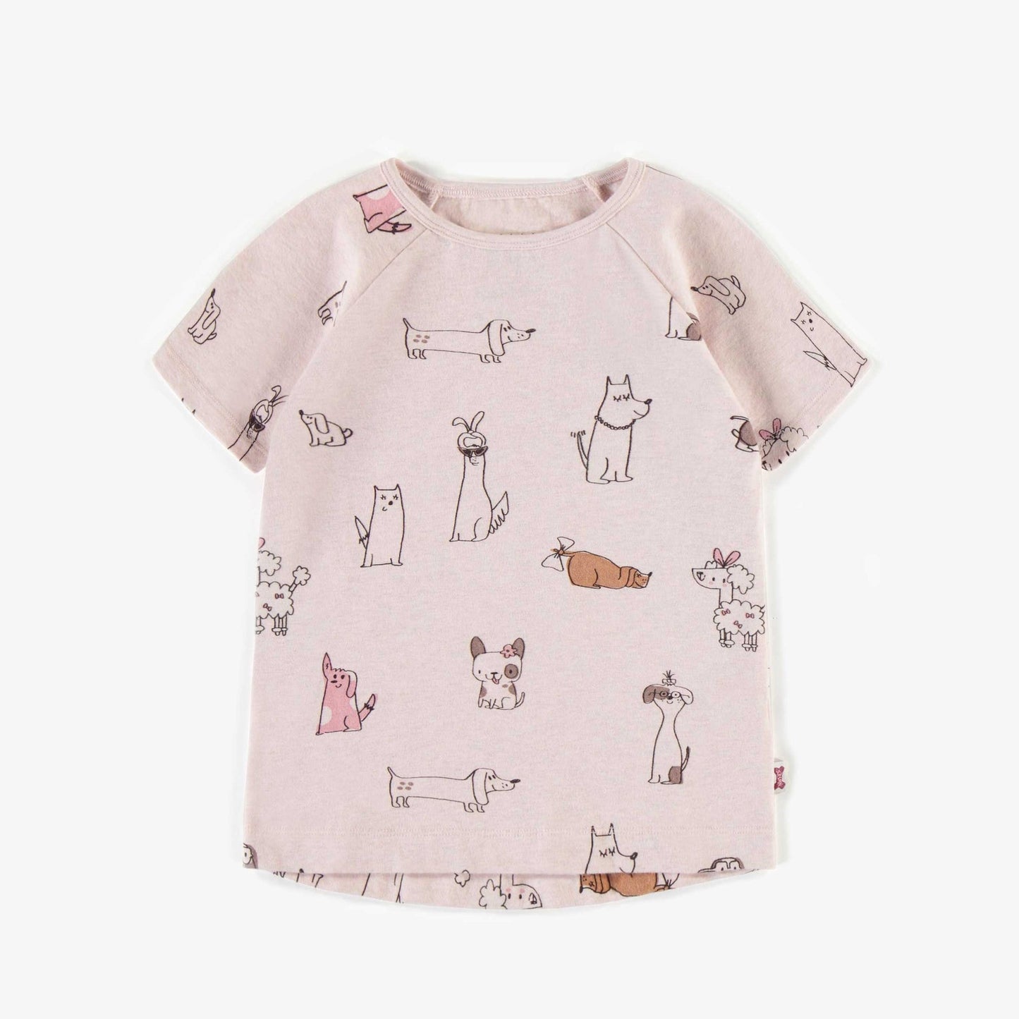 Souris Mini girls funny dogs printed tee