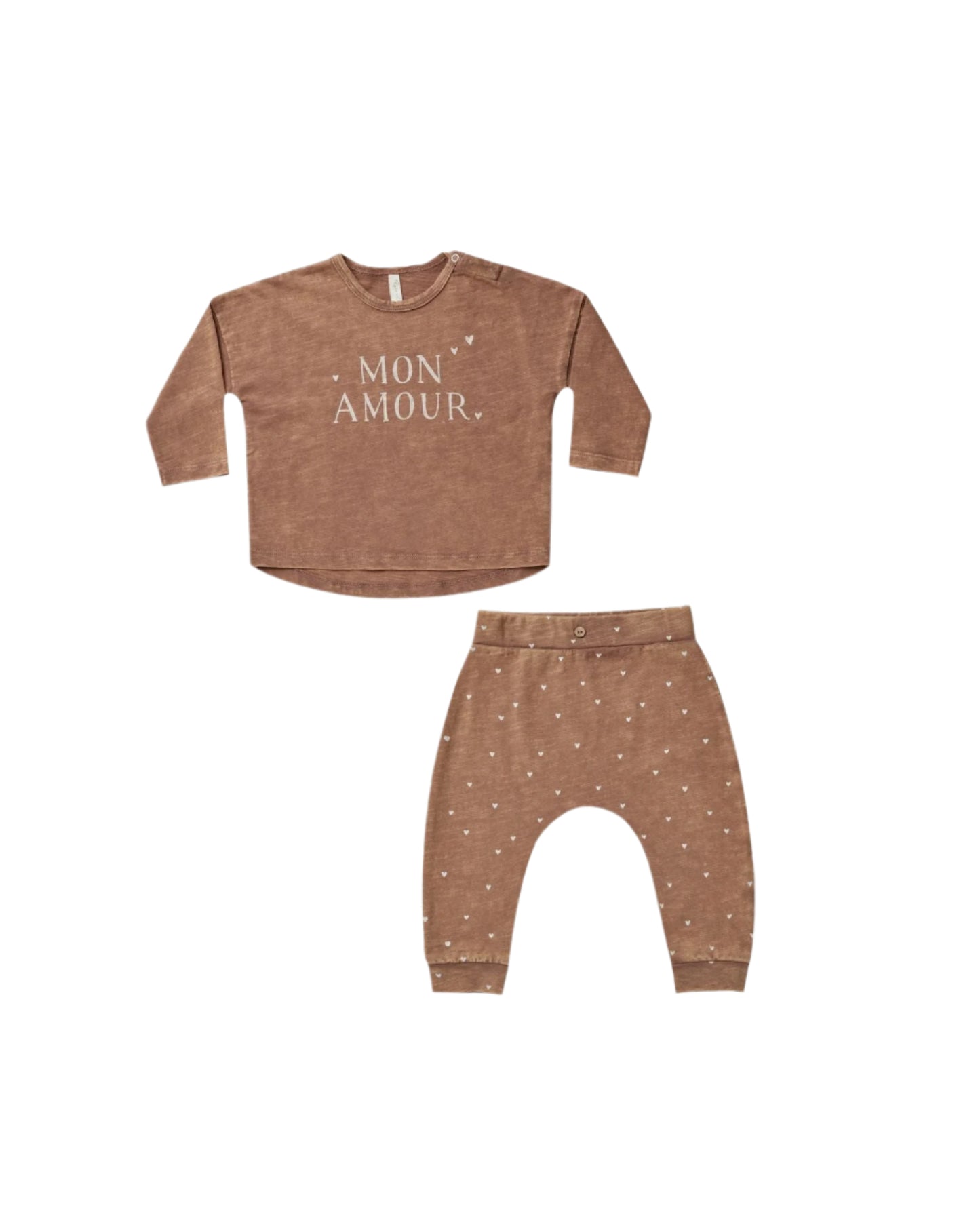 Rylee + Cru infant long sleeve tee & pant set