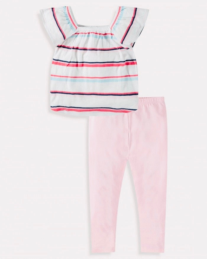 Splendid stripe top & leggings set -toddler girl