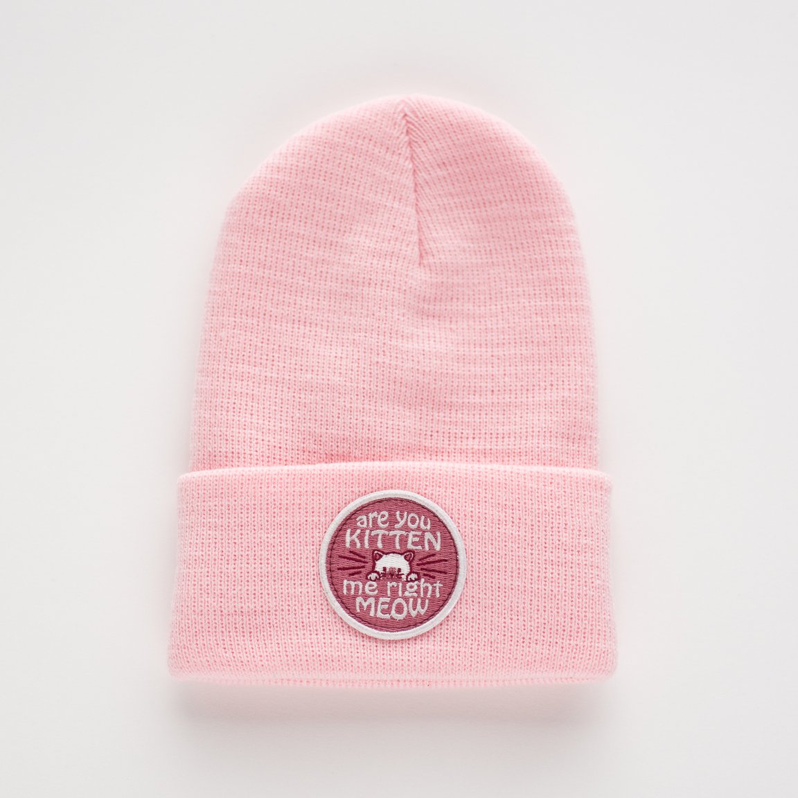 Seaslope embroidered patch beanie