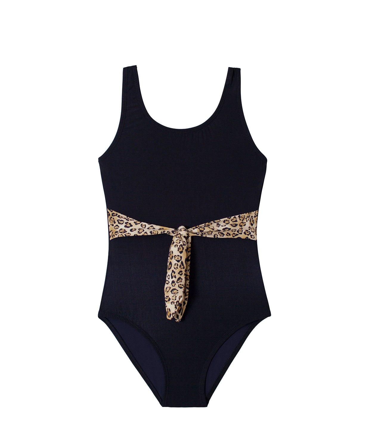 PQ Swim girls belted bow one piece swimsuit
