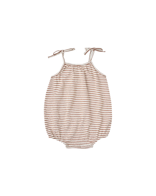 Rylee + Cru infant girls stripe bubble