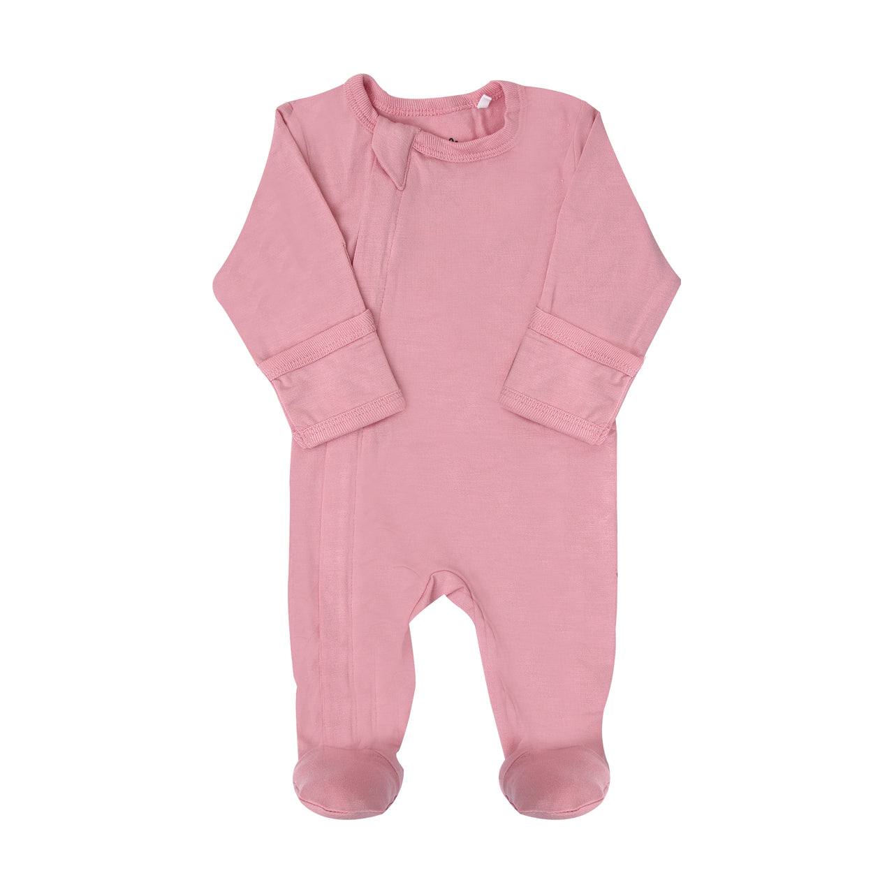Coccoli infant solid zip footie
