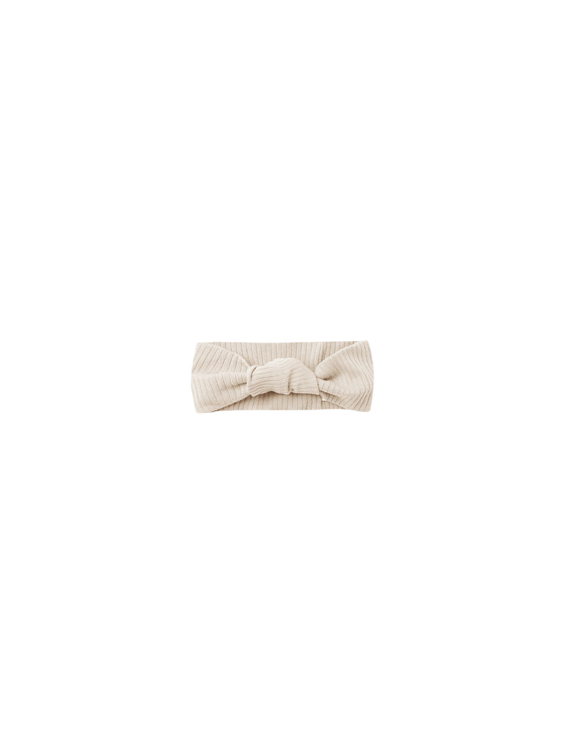 Quincy Mae ribbed knotted headband
