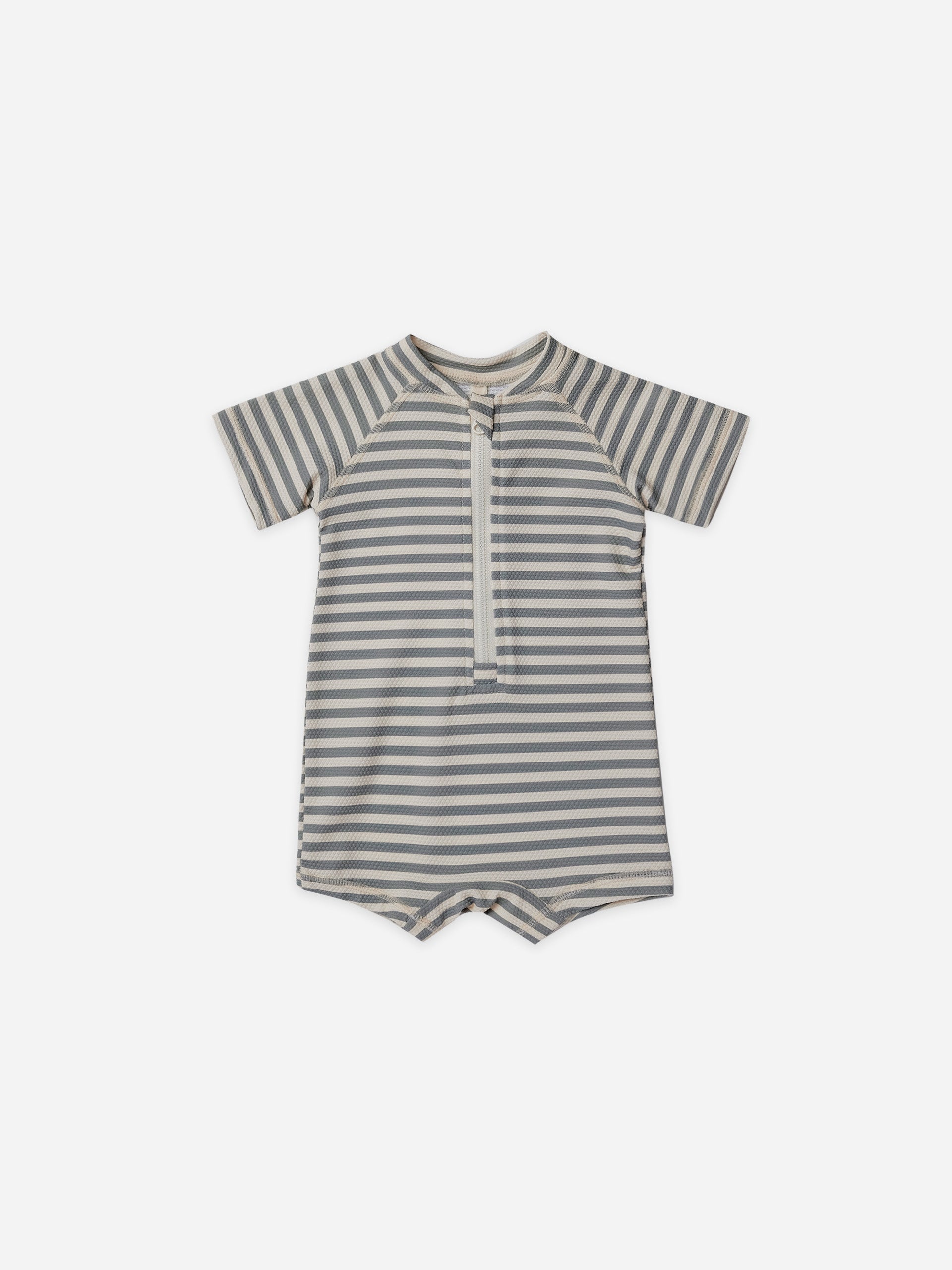 Quincy Mae infant zip rashguard swimsuit