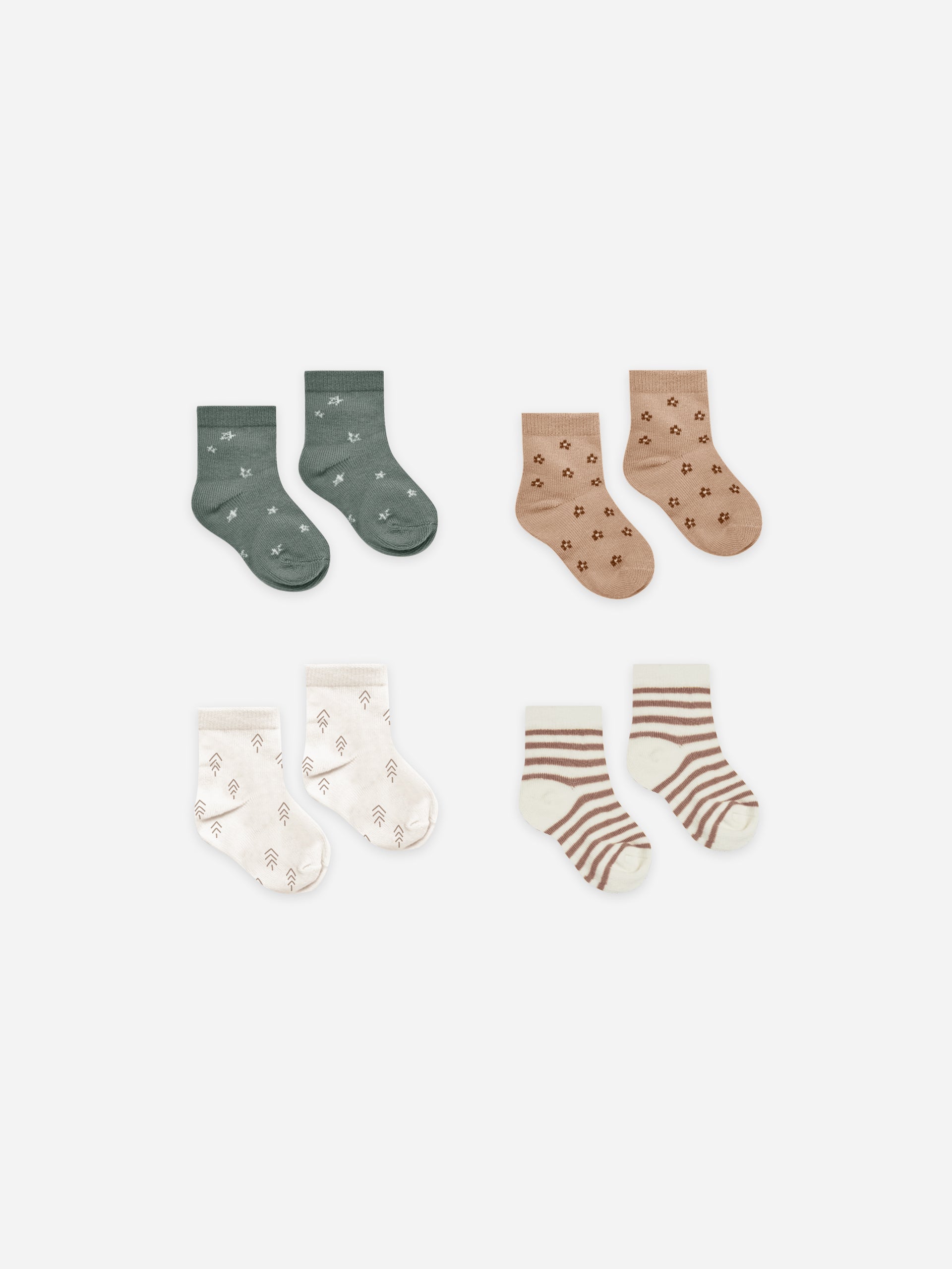 Quincy Mae set of 4 socks